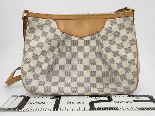 LOUIS VUITTON Damier Siracusa PM SP0193 Shoulder Bag