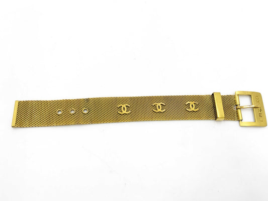 CHANEL Triple Coco Belt Vintage Gold BL Bracelet/Bangle