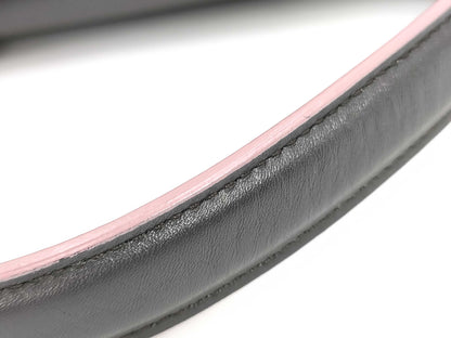 CELINE Mini Belt Bag Leather Brown x Pink Handbag