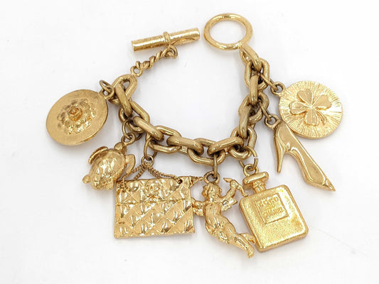 CHANEL Icon Gold BL Bracelet/Bangle