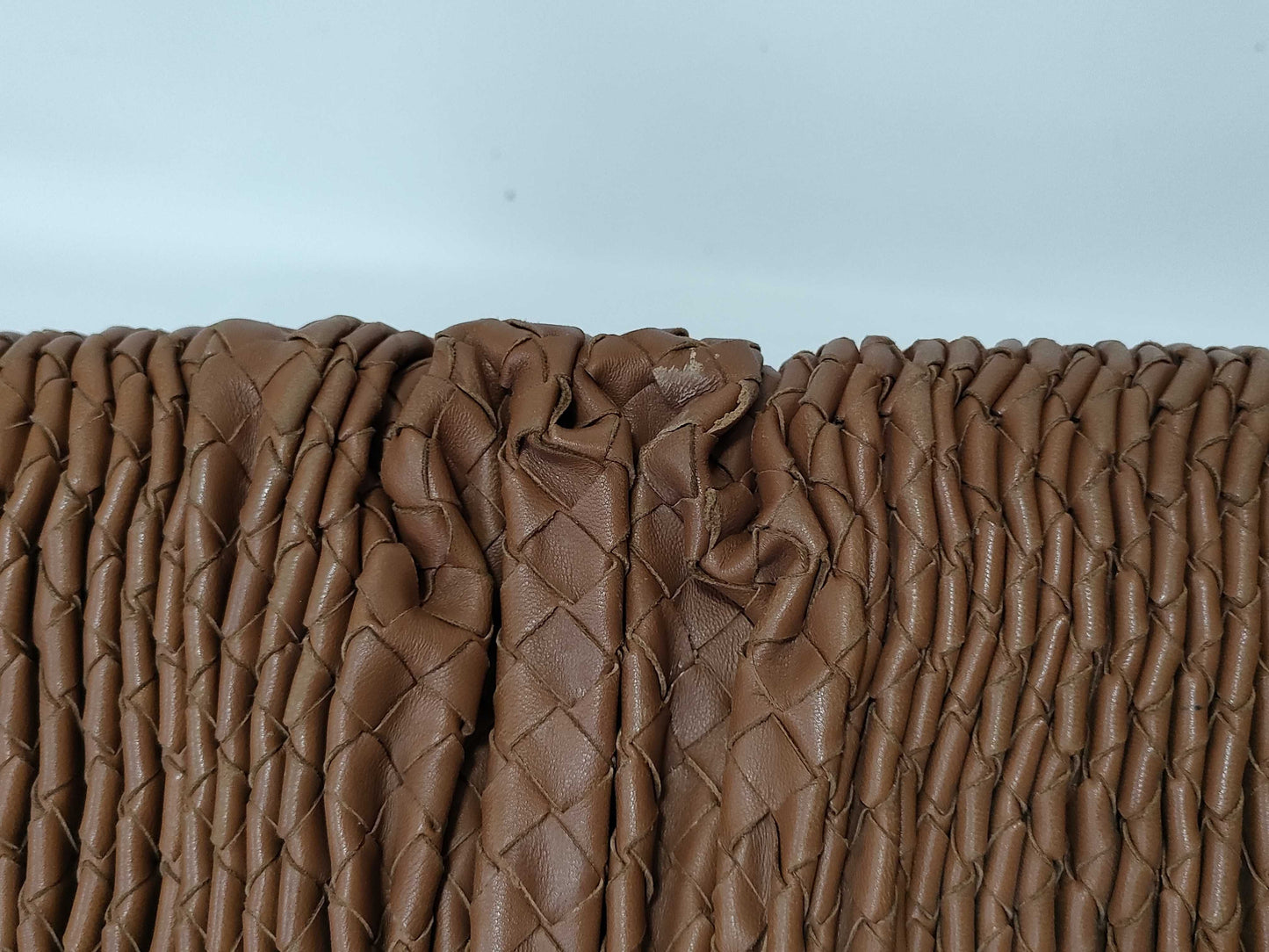 BOTTEGA VENETA Intrecciato QT-Bottega Veneta Intrecciato leather handbag brown
