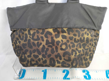 PRADA Tessuto x Leather 2-Way Handbag Leopard Print B4521V 