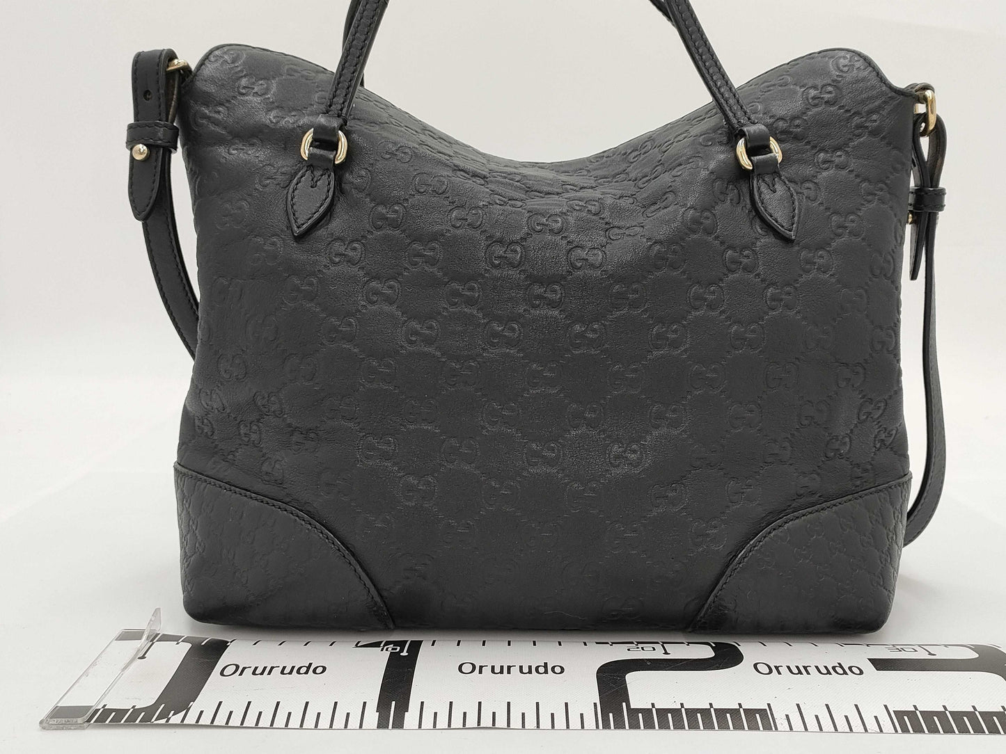 GUCCI 353120 Guccissima Bree Shoulder Bag 2-way Handbag