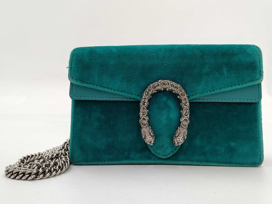 GUCCI 476432 Dionysus Velour Shoulder Bag