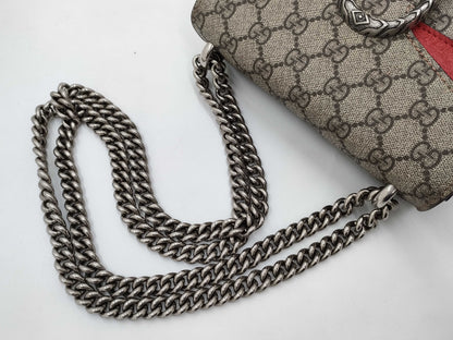 GUCCI 421970 GG Supreme Dionysus Chain Shoulder Bag