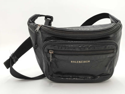BALENCIAGA Explorer Leather Body Bag Shoulder Bag