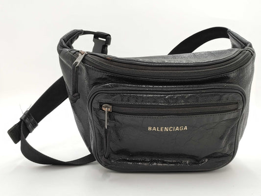 BALENCIAGA Explorer Leather Body Bag Shoulder Bag