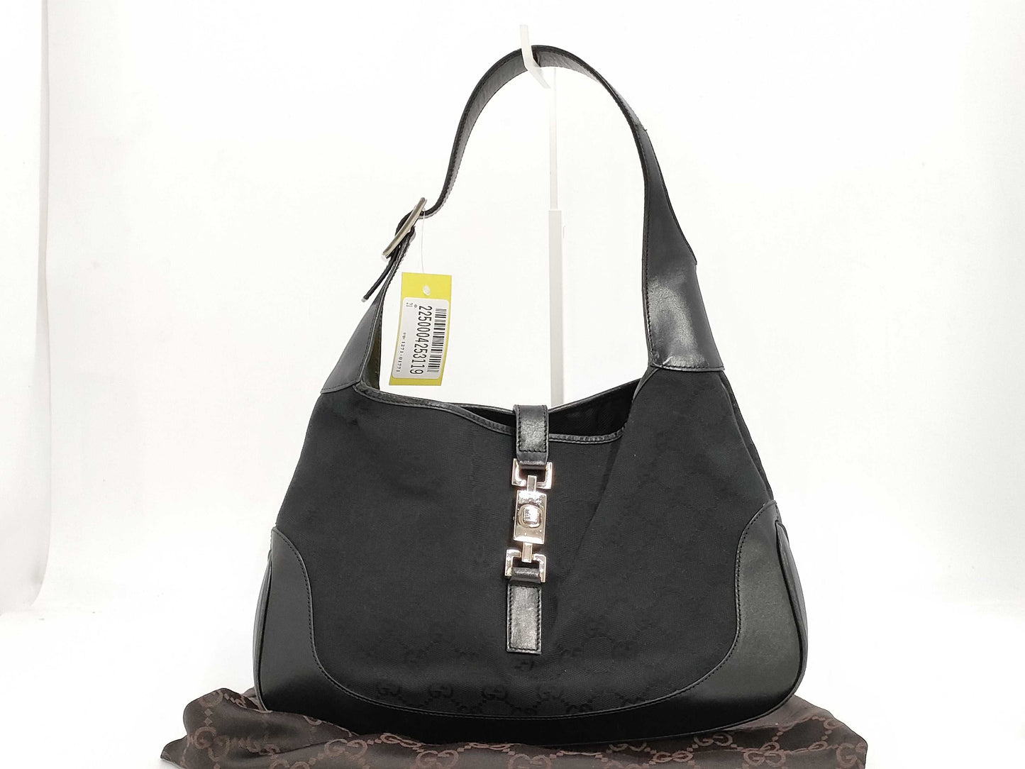 GUCCI GG Canvas Jackie Shoulder Bag Handbag