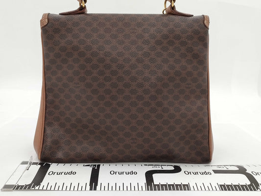 CELINE Gancini Chain Macadam PVC Handbag