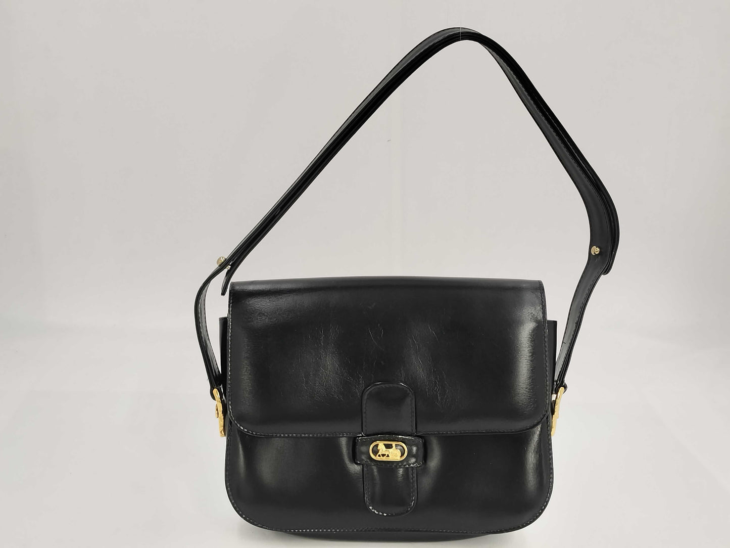 CELINE Horse Carriage Leather Shoulder Bag