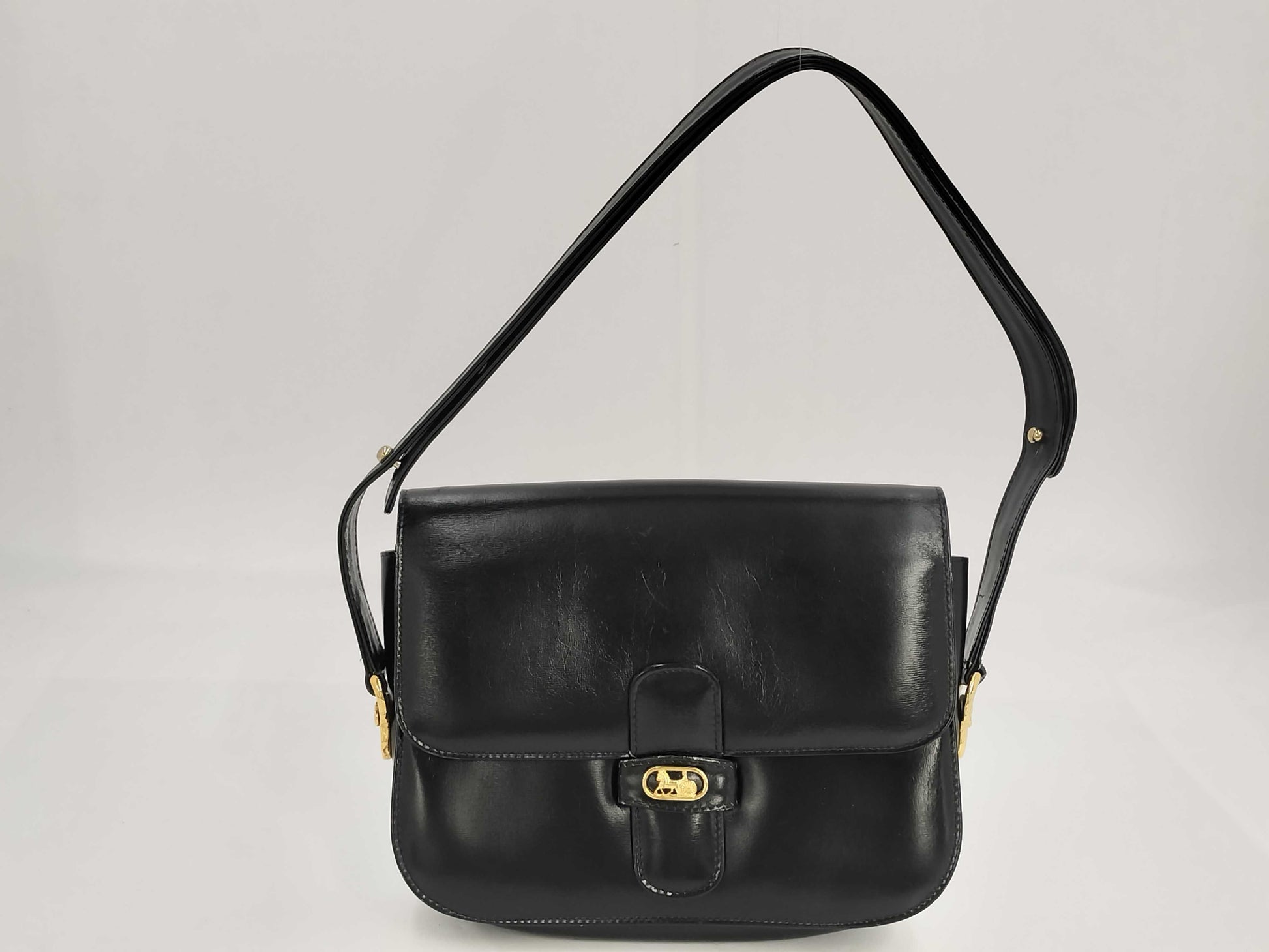 CELINE Horse Carriage Leather Shoulder Bag