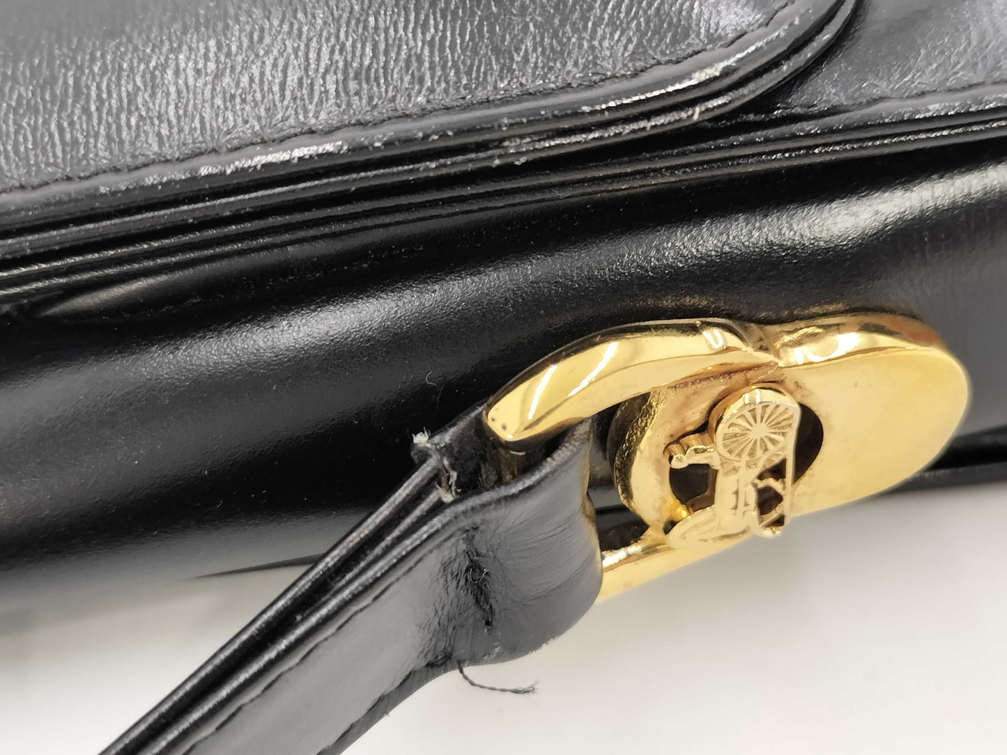 CELINE Horse Carriage Leather Shoulder Bag