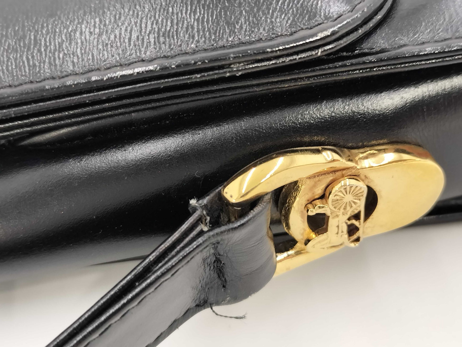 CELINE Horse Carriage Leather Shoulder Bag