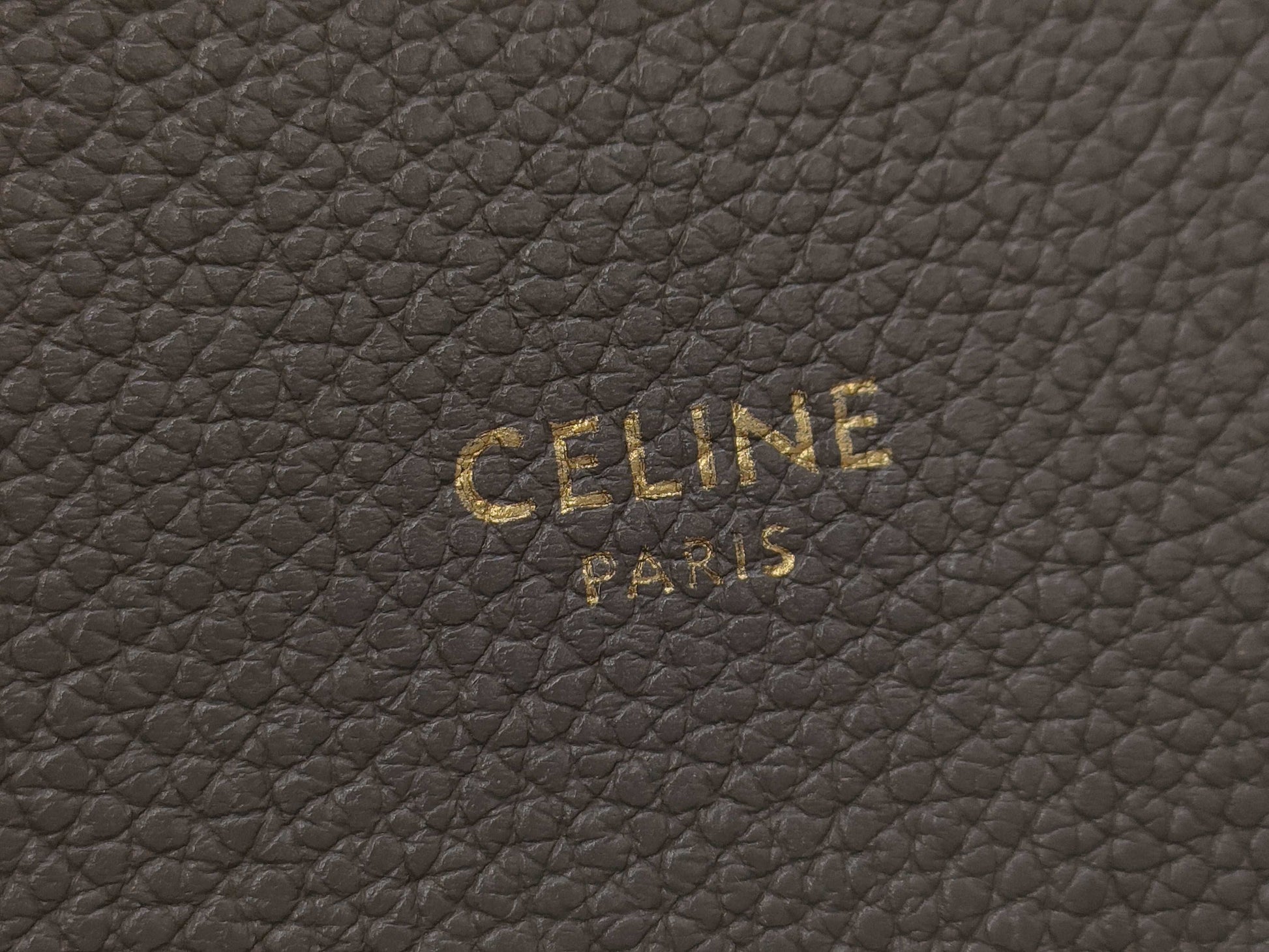 CELINE Cabas Phantom Medium Leather Tote Bag
