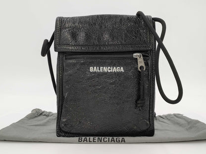 BALENCIAGA Explorer Leather Shoulder Bag