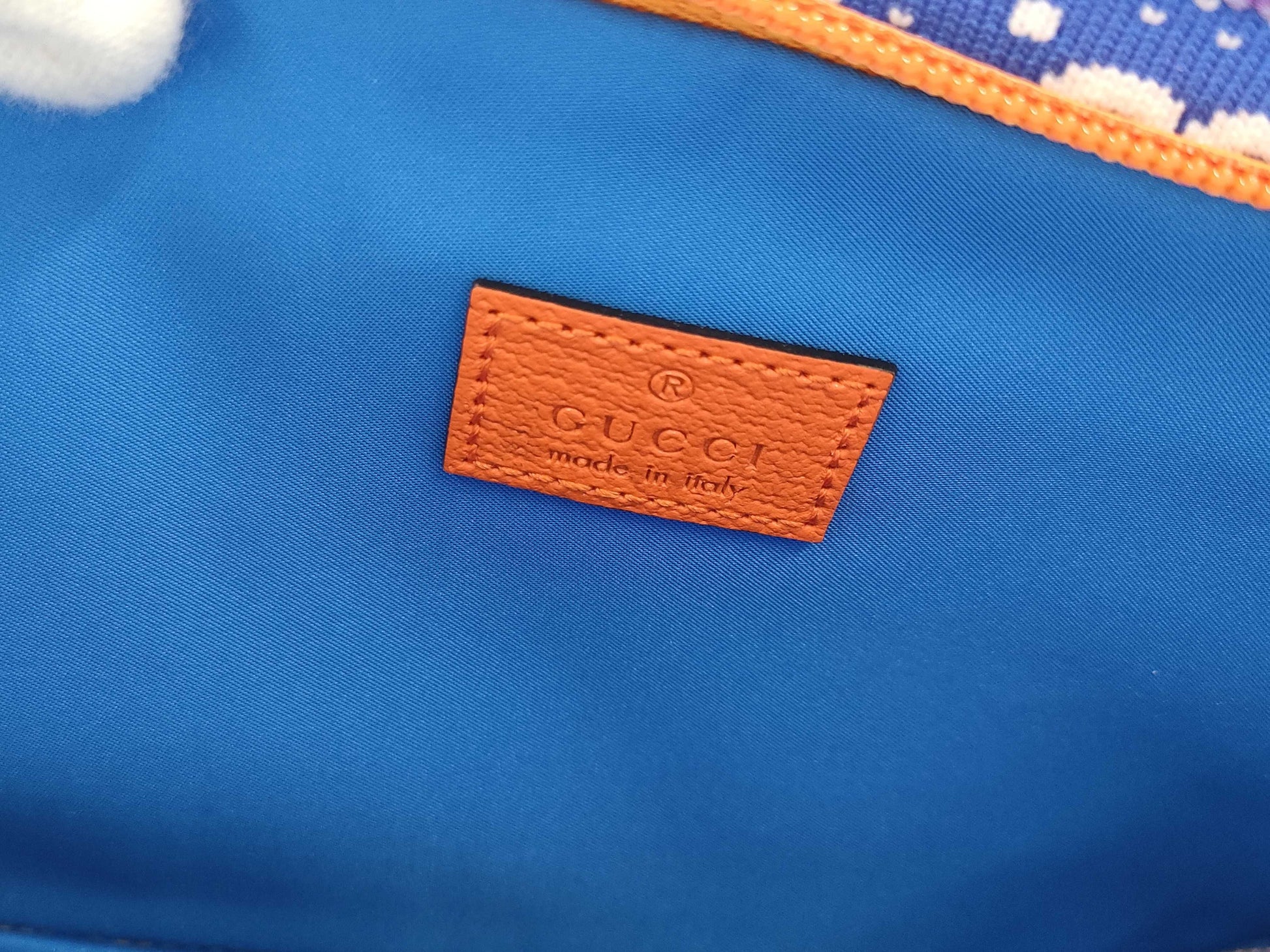 GUCCI 752102 Unused Interlocking Rubber Waist Bag/Body Bag