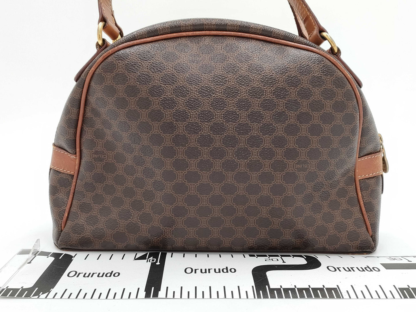 CELINE Macadam PVC Triomphe Handbag