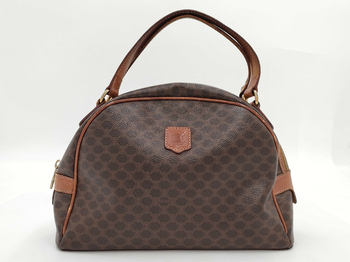 CELINE Macadam PVC Triomphe Handbag