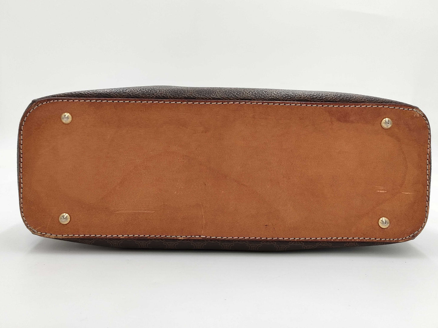 CELINE Macadam PVC Triomphe Handbag