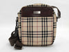 BURBERRY Nova Check Logo Plate Shoulder Bag