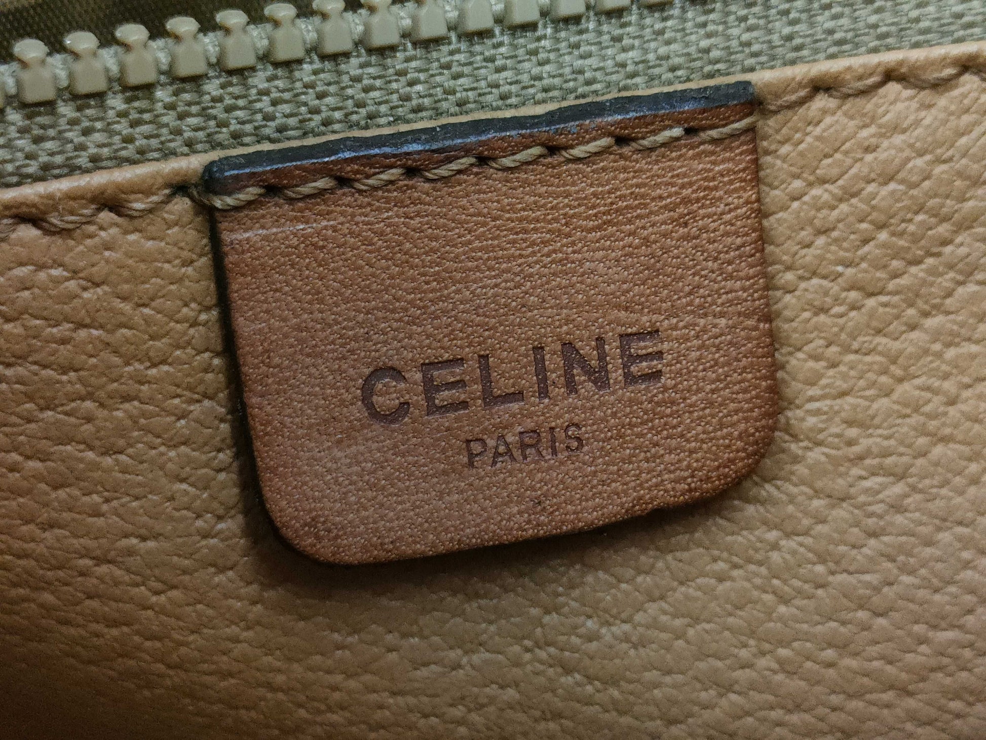 CELINE Macadam PVC Triomphe Shoulder Bag
