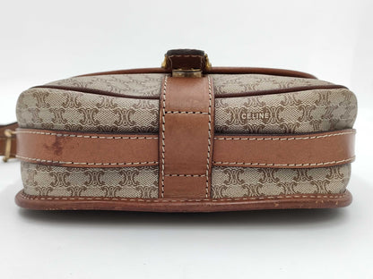 CELINE Macadam PVC Triomphe Shoulder Bag