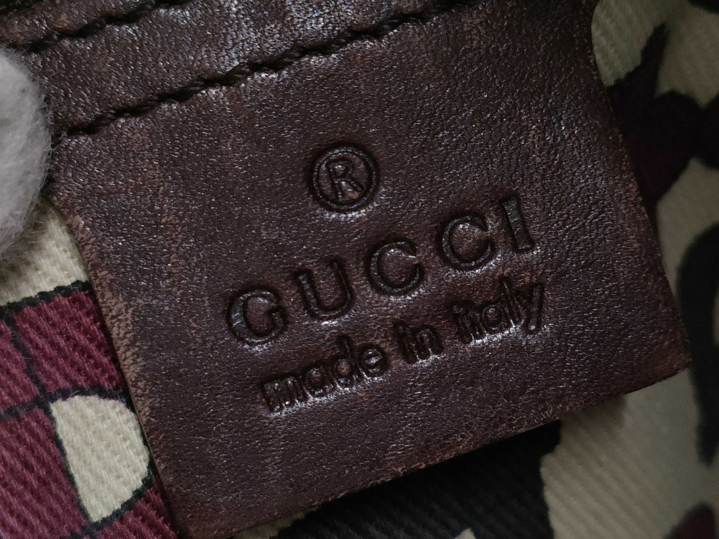 GUCCI 145994 Guccissima Horsebit Leather Handbag Bucket