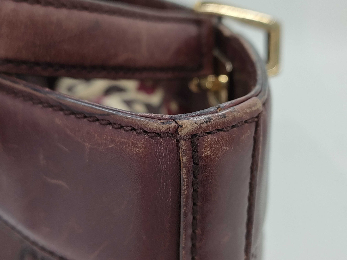 GUCCI 145994 Guccissima Horsebit Leather Handbag Bucket