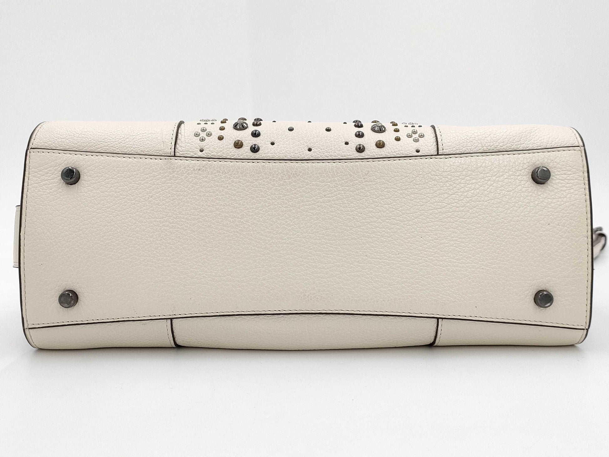 COACH 56832 Bandana Rivet Mercer Turnlock 2-Way Handbag/Shoulder Bag