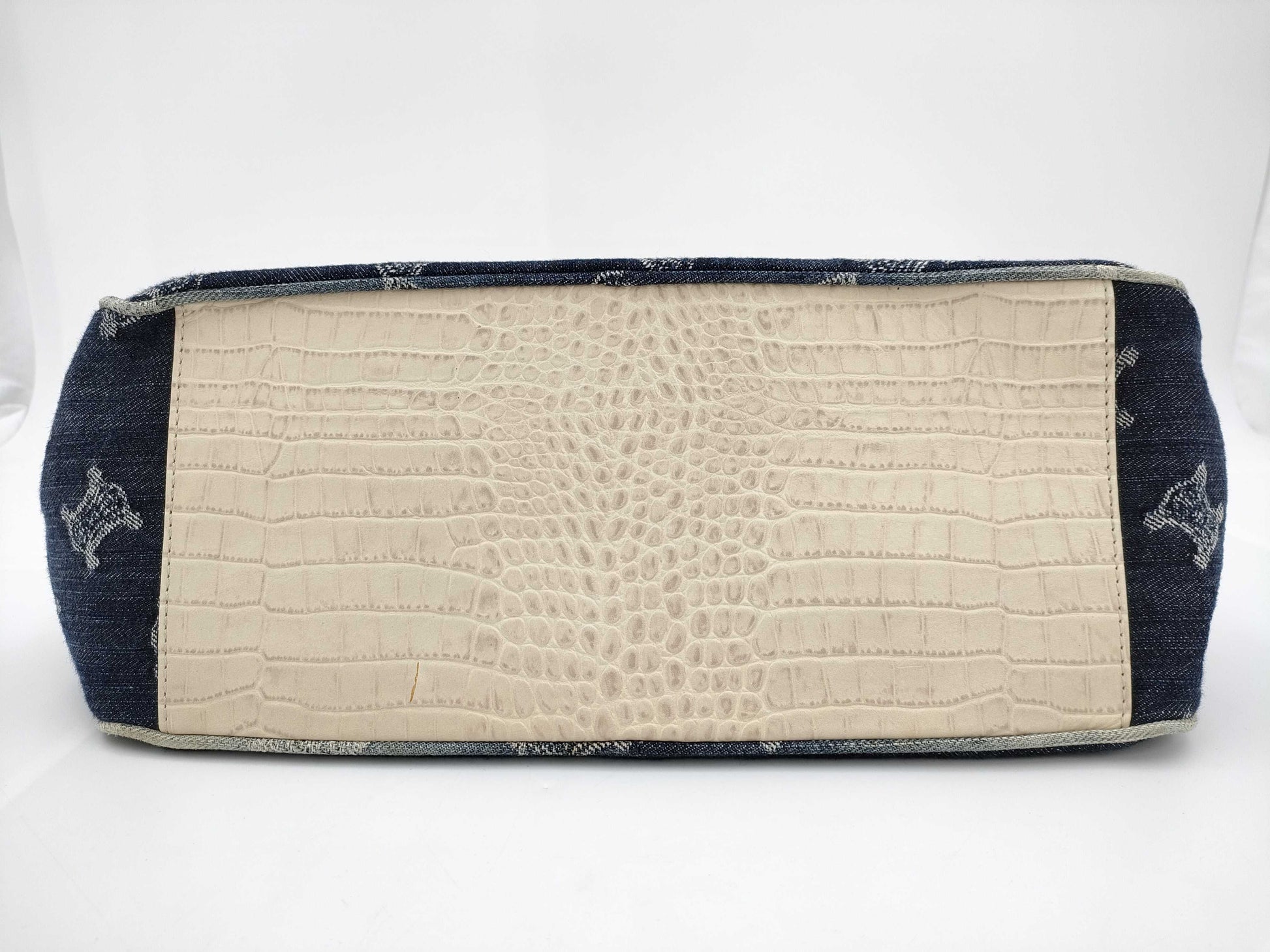 CELINE Paris Macadam Denim Boogie Bag Handbag