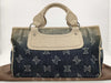 CELINE Paris Macadam Denim Boogie Bag Handbag