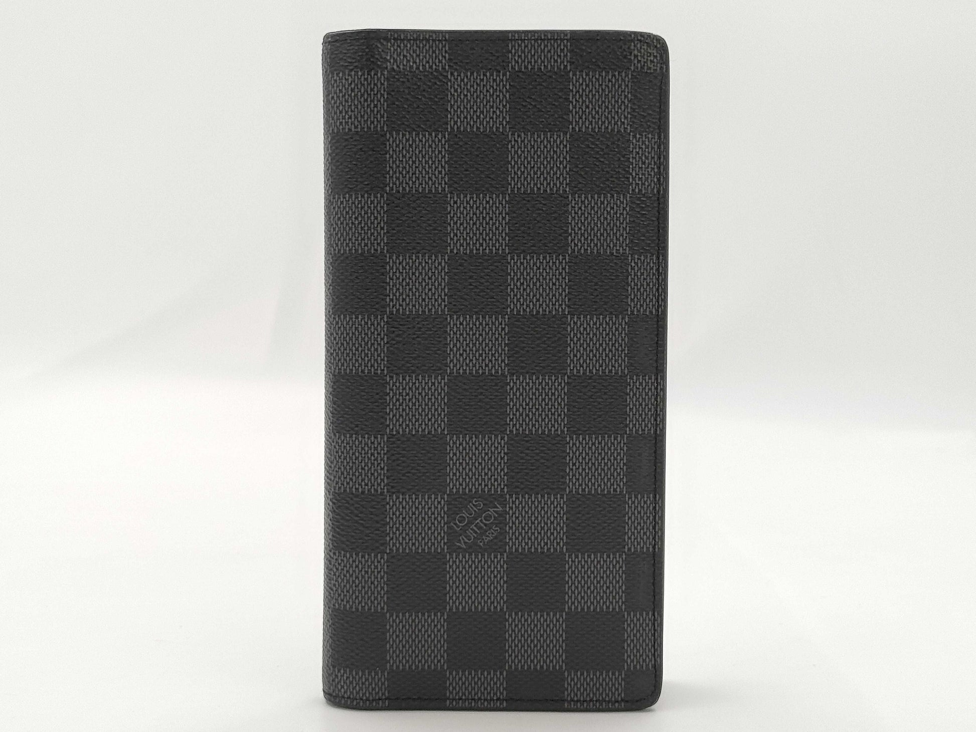 LOUIS VUITTON Graphite Brazza Wallet