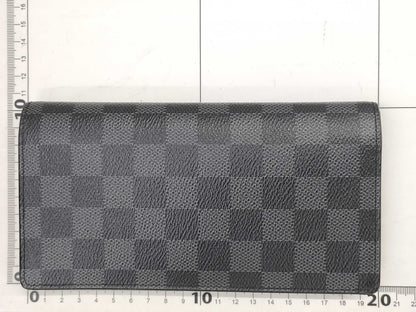 LOUIS VUITTON Graphite Brazza Wallet