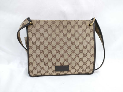 GUCCI GG Canvas Shoulder Bag