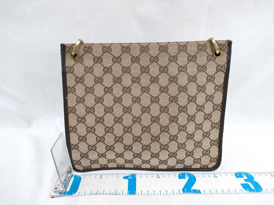 GUCCI GG Canvas Shoulder Bag