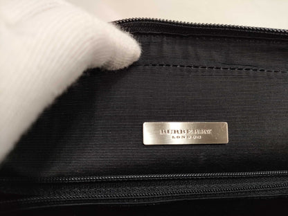 BURBERRY Nova Check Leather Shoulder Bag/Handbag
