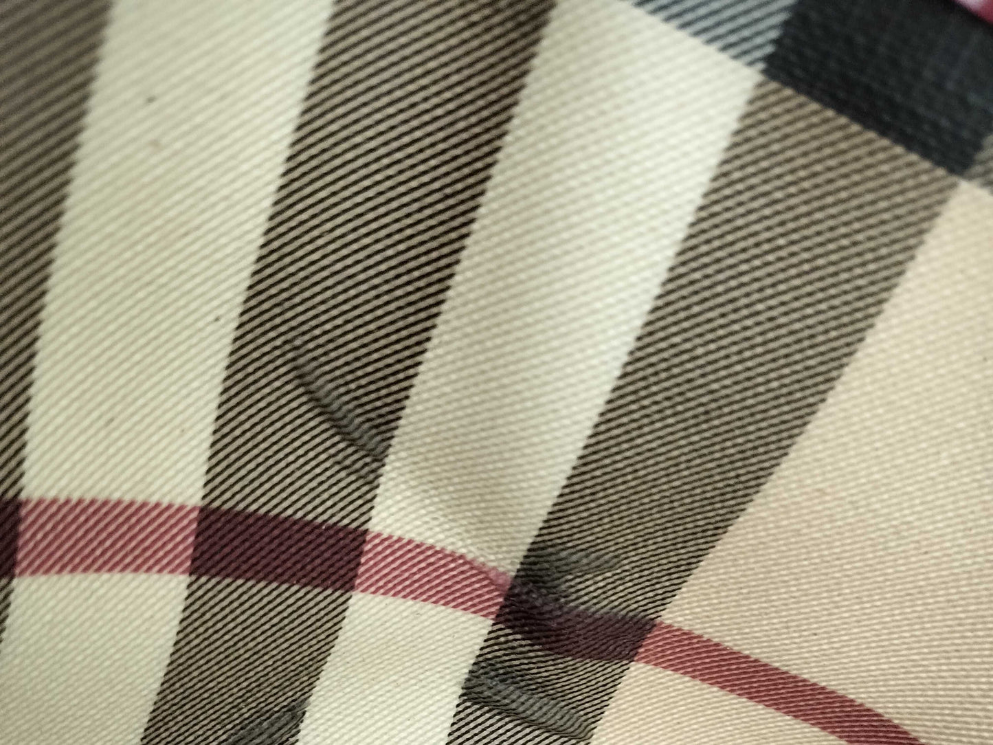 BURBERRY Nova Check PVC Tote Bag