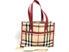BURBERRY Nova Check PVC Tote Bag
