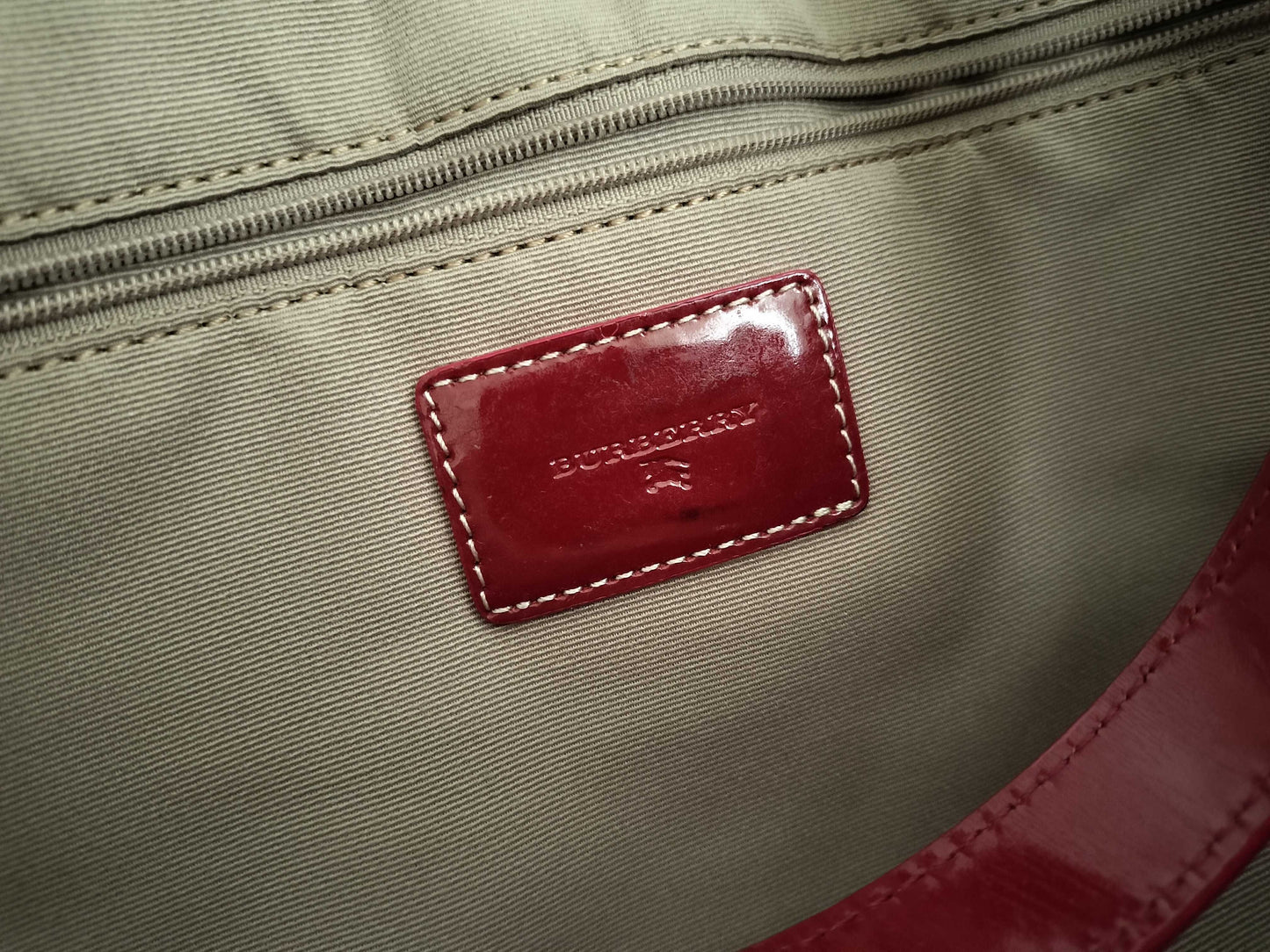 BURBERRY Nova Check PVC Tote Bag