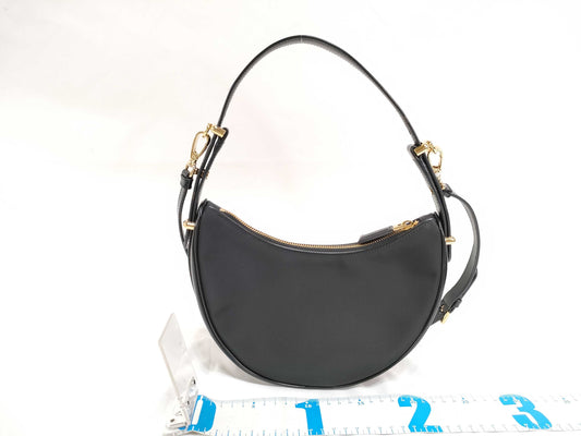 PRADA Tessuto x Leather 2-Way Shoulder Bag with Strap
