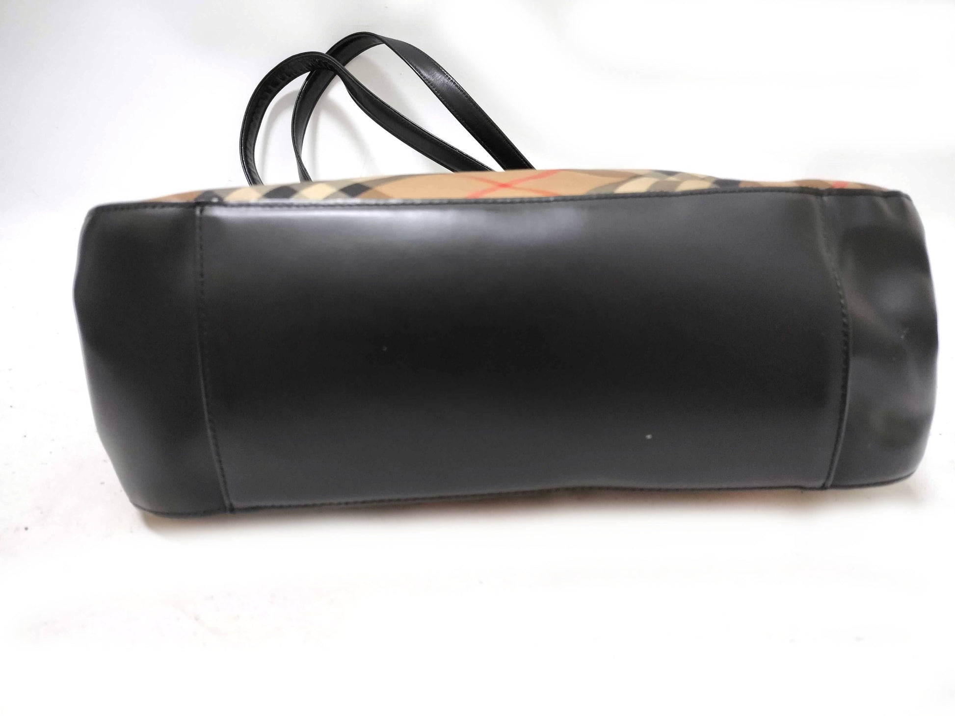 BURBERRY Canvas x Leather Shoulder Bag Shoulder Bag