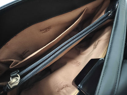 BURBERRY Canvas x Leather Shoulder Bag Shoulder Bag