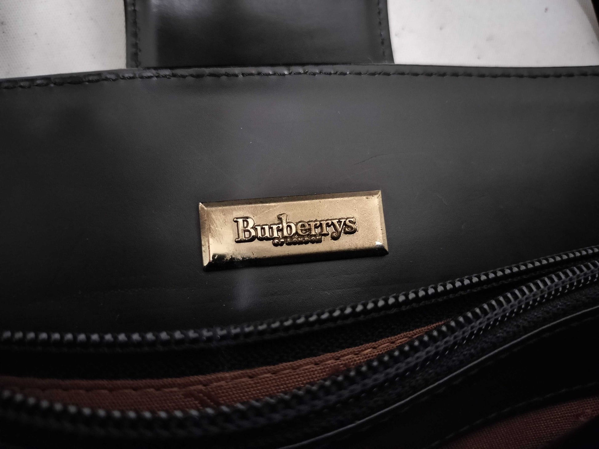 BURBERRY Canvas x Leather Shoulder Bag Shoulder Bag