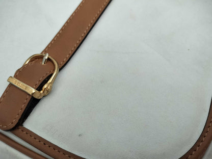 CELINE Leather Shoulder Bag Shoulder Bag
