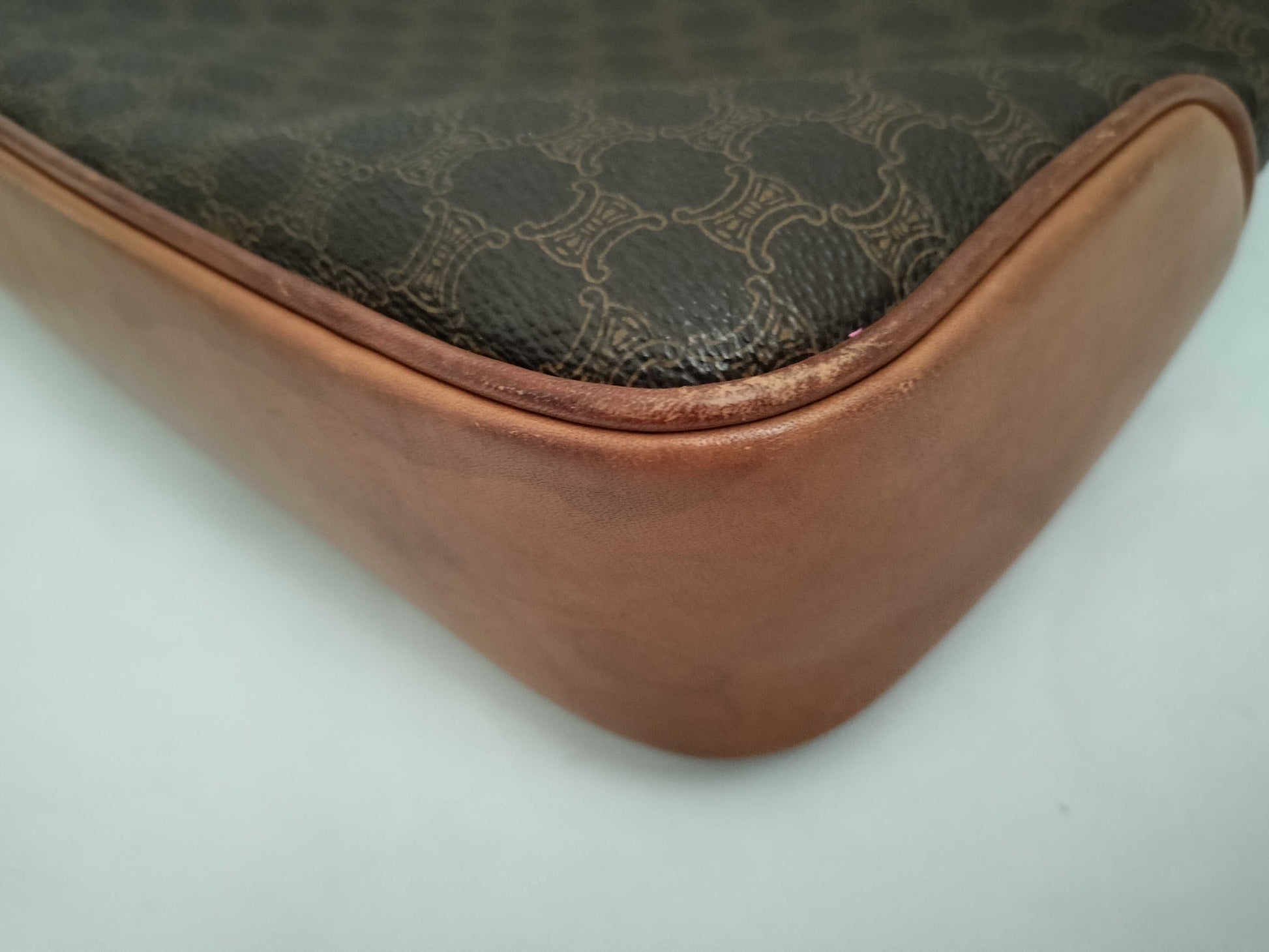 CELINE Macadam PVC x Leather One-Shoulder Bag Shoulder Bag