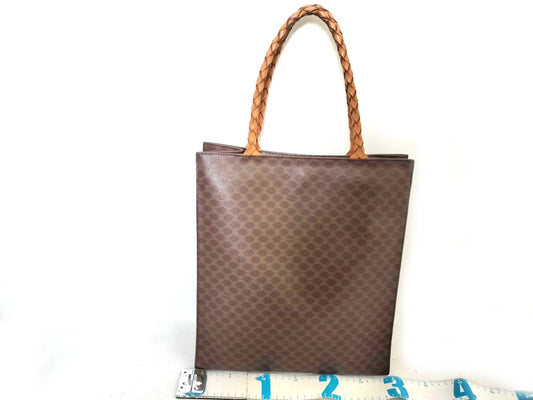 CELINE Macadam PVC x Leather Tote Bag Tote Bag