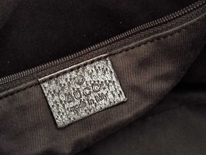 GUCCI GG Canvas GG Canvas x Leather Shoulder Bag Shoulder Bag