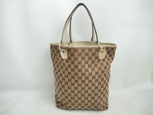 GUCCI GG Canvas Tote Bag