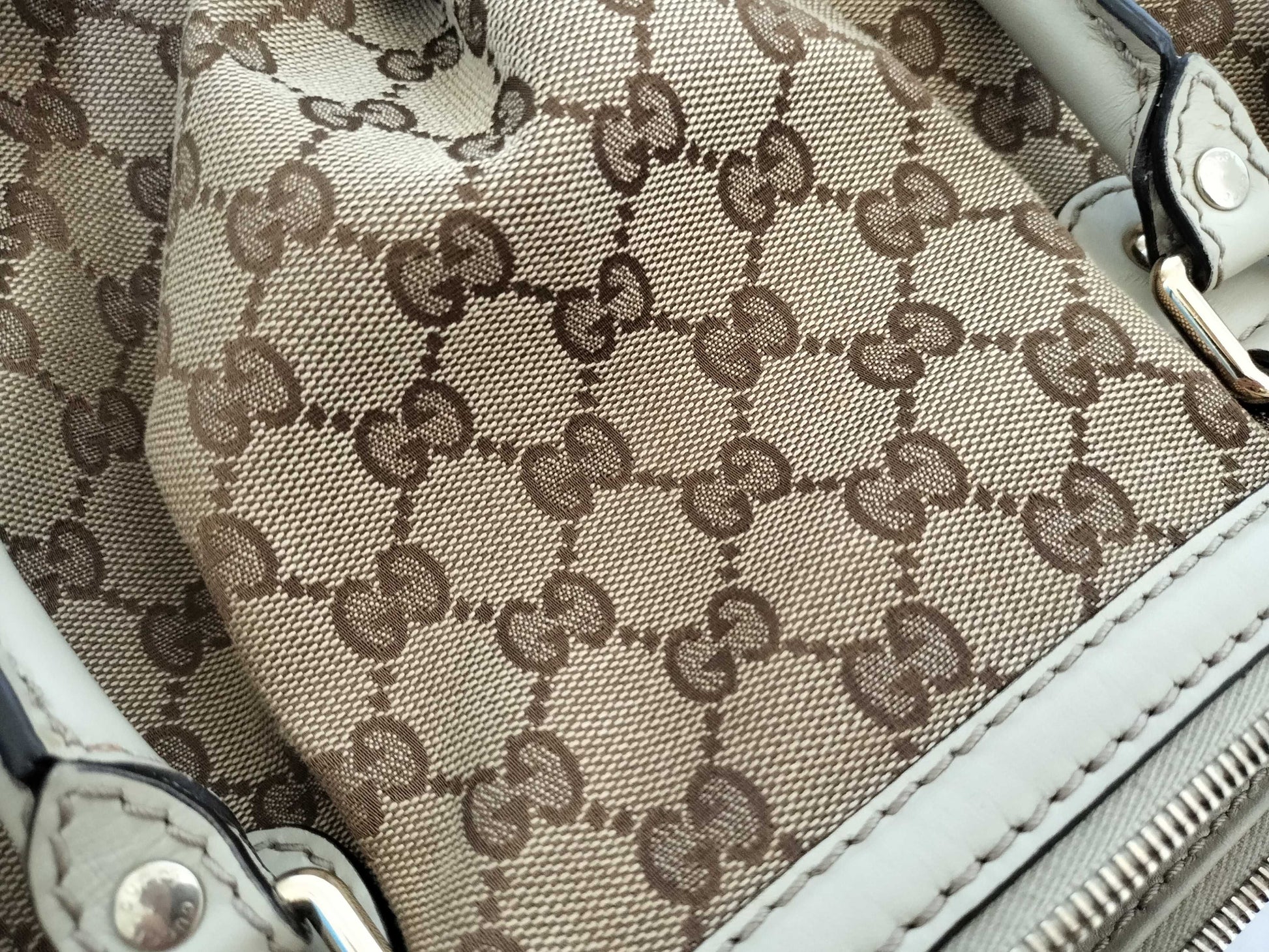 GUCCI GG Canvas GG Canvas 2-Way Handbag with Strap