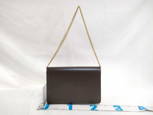 Dior CD logo leather chain shoulder bag